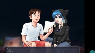 SUMMERTIME SAGA #123 • Beauty masturbation into the middle of the night