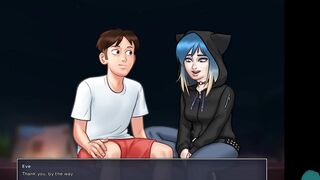 SUMMERTIME SAGA #123 • Beauty masturbation into the middle of the night