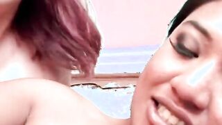 Gorgeous red head like to lie on her back and got a nice snatch eating from an