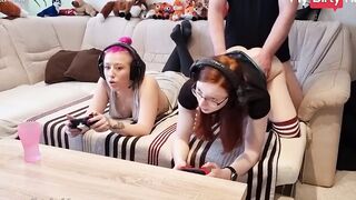 Red Head Cuttie FinaFoxy Loves When Her Stepbrother Gets To Fucked Her Inside Front Of Her Friend