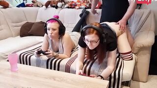 Red Head Cuttie FinaFoxy Loves When Her Stepbrother Gets To Fucked Her Inside Front Of Her Friend