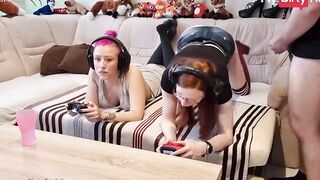 Red Head Cuttie FinaFoxy Loves When Her Stepbrother Gets To Fucked Her Inside Front Of Her Friend
