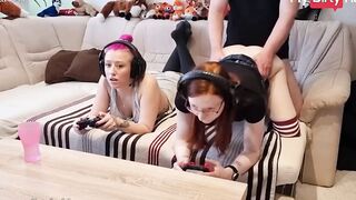 Red Head Cuttie FinaFoxy Loves When Her Stepbrother Gets To Fucked Her Inside Front Of Her Friend