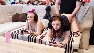 Red Head Cuttie FinaFoxy Loves When Her Stepbrother Gets To Fucked Her Inside Front Of Her Friend