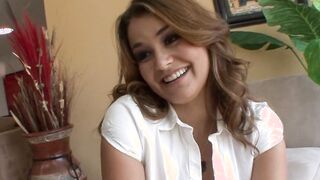 Lucky old dude fucks the mouth and twat on this Goddess young dark hair 18