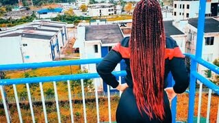 A real Amateur women fucking a Bae stranger's big butt, SHE'S ADDICTED TO SEX!