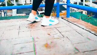 A real Amateur women fucking a Bae stranger's big butt, SHE'S ADDICTED TO SEX!