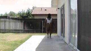 Very big Girl screwed by ebony guy and gets her mouth full of cum