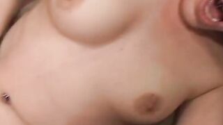 Great blonde deep throats dick then ride it on the stairs
