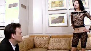 Slim young black goes home with white guy to banged!