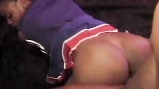 Young ebony thot can't wait that sperm on her face
