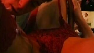 Devils Pedicure Red Leggings and tiny Melons