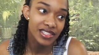 African 19 year old getting her tight twat screwed