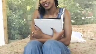 African 19 year old getting her tight twat screwed