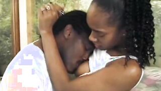 African 19 year old getting her tight twat screwed