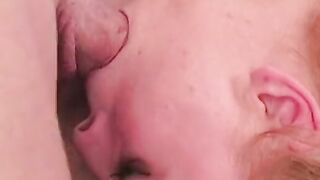 Brave barely legal wants to try the second hole while masturbates with her dildo
