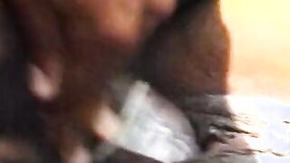 Lovers of gorgeous coloured lonely chicks are getting 3 ebony cocks near the pool