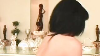 Irresistible women with perky titted gets her butt fuck after head
