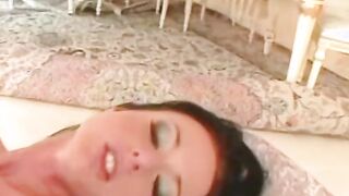 Irresistible women with perky titted gets her butt fuck after head