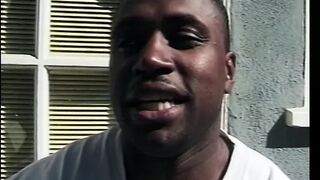 Chocolate skin honey gets fucked doggy style on the couch
