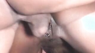 Excellent non euro Goddess with big titted gets huge long african penis into