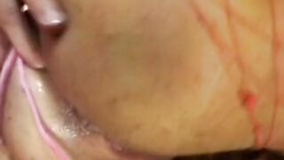 Wild dark hair with glasses prefer rough interracial doublefucking