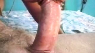 Honey skin hot with juicy melons blows and fucks white penis