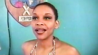 Honey skin hot with juicy melons blows and fucks white penis
