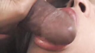 Ebony bimbos takes 2 ebony cocks at once inside perfect 3 way hardcore boned