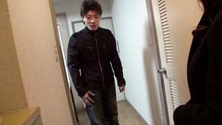 Crazy japanese barely legal gets a monstrous squirt orgasm before creampied