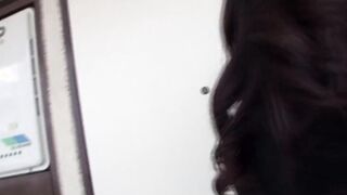 Crazy japanese barely legal gets a monstrous squirt orgasm before creampied
