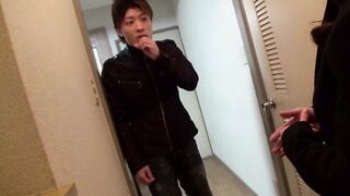 Crazy japanese barely legal gets a monstrous squirt orgasm before creampied