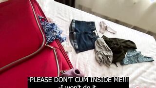 DUMB STEP SISTER STUCK AND I CUM INSIDE HER CUNT
