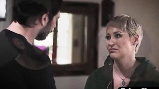 Married man blackmailed by dirty homeless women