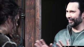 Married man blackmailed by dirty homeless women