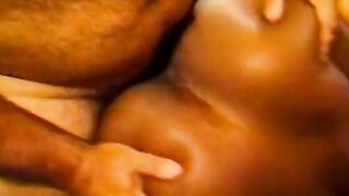 4 briliant coloured girlfriends are lickng penis and each other's pussies