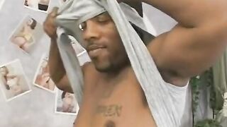 Incredible big titted blonde sucks african penis and gets it deep throat in her hole