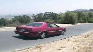 Ginger bitch inside pink seduces 2 strangers for a hardcore fucking session