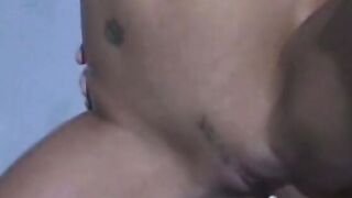 Incredible dark hair sub sluts gets her tiny vagina screwed into the cell