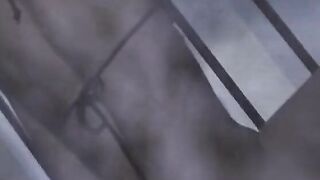 Incredible dark hair sub sluts gets her tiny vagina screwed into the cell