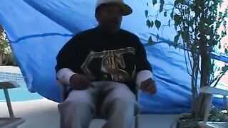African dude gets penis blown by pretty starving white woman