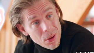 TUSHY Anal curious camgirl Katie becomes artist Micks muse