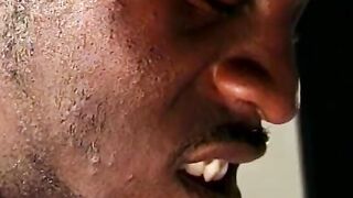 African whore with natural titted gets nailed by a african hunk