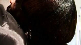 African whore with natural titted gets nailed by a african hunk