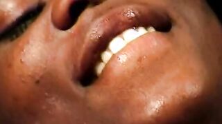 African whore with natural titted gets nailed by a african hunk