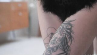 Hardcore Anal For Alt Gothic Hot Lydia Ebony After Showing Off Into Her Fuzzy Panties
