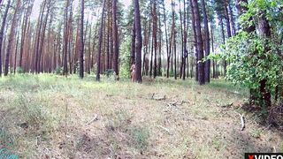 "PLEEEEEESE DON'T STOP CUM IN " MY First ONS into the forest