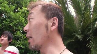 Japanese pool sex party, full uncensored JAV video