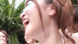 Japanese pool sex party, full uncensored JAV video