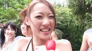 Japanese pool sex party, full uncensored JAV video